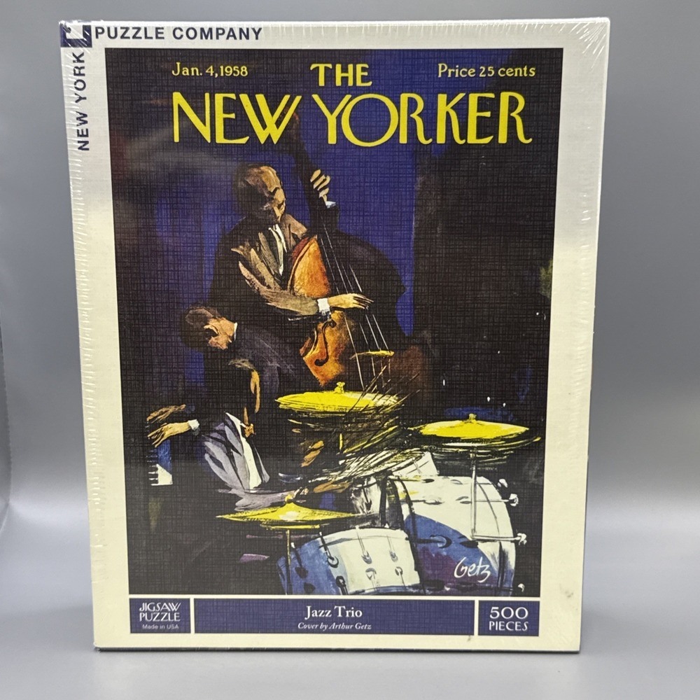 The New Yorker By Arthur Getz Jazz Trio 500 Pieces Jigsaw Puzzle New Sealed